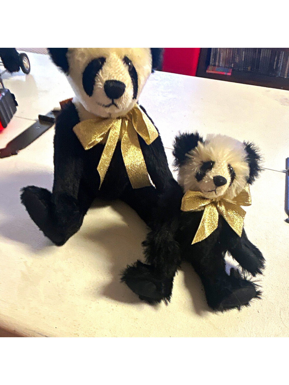 Original Kimbearlys Panda Plush Stuffed Animals Vtg rare htf